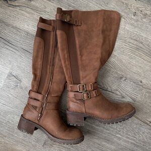 Brown Knee-High Women's Boots